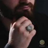 Oğuz Kağan Gümüş Erkek Yüzük Modeli