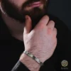 Saat Çarkı Kelepçe Bileklik Modeli