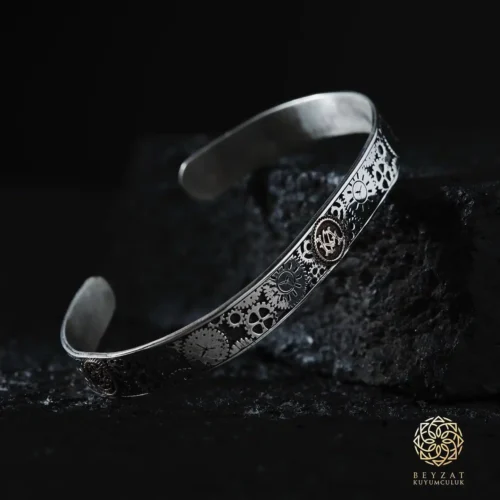 Saat Çarkı Kelepçe Bileklik Modeli