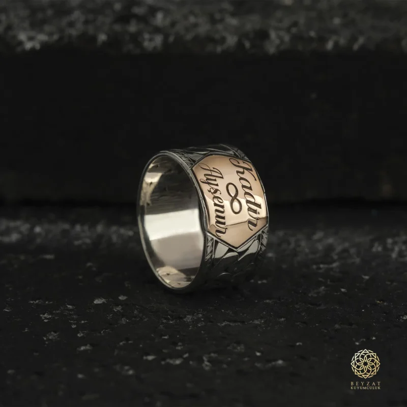 BEYZAT 2025 NISAN23301 copy Sonsuzluk İsimli Gümüş Yüzük