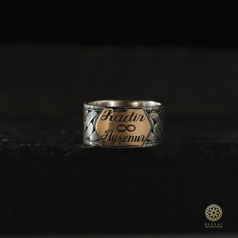 BEYZAT 2025 NISAN23418 copy Sonsuzluk İsimli Gümüş Yüzük