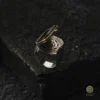 Selçuklu Kartalı Kapaklı Gümüş Yüzük