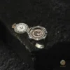 Ay Yıldızlı Kapaklı Gümüş Yüzük