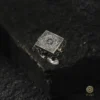 Dualı Kare Gümüş Yüzük