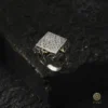 Kufi Kare Gümüş Yüzük