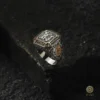 Beyaz Taşlı Harfli Gümüş Yüzük
