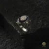 Harfli Oval Gümüş Yüzük