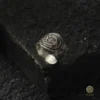 Ay Yıldızlı İsimli Gravürlü Gümüş Yüzük