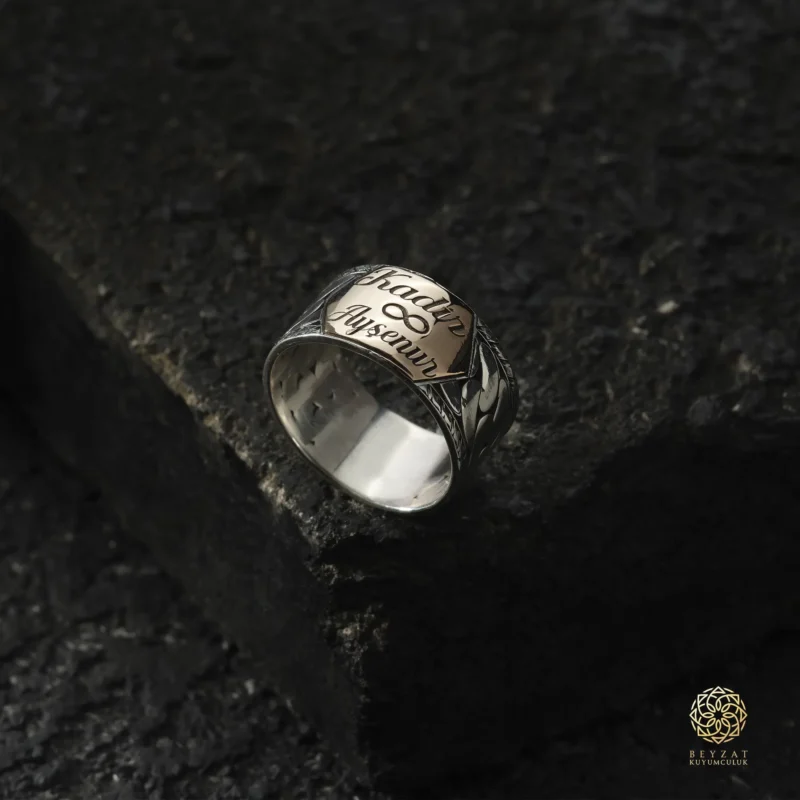 BEYZAT 2025 NISAN23735 copy Sonsuzluk İsimli Gümüş Yüzük