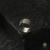 Gravürlü Türk Gümüş Yüzük