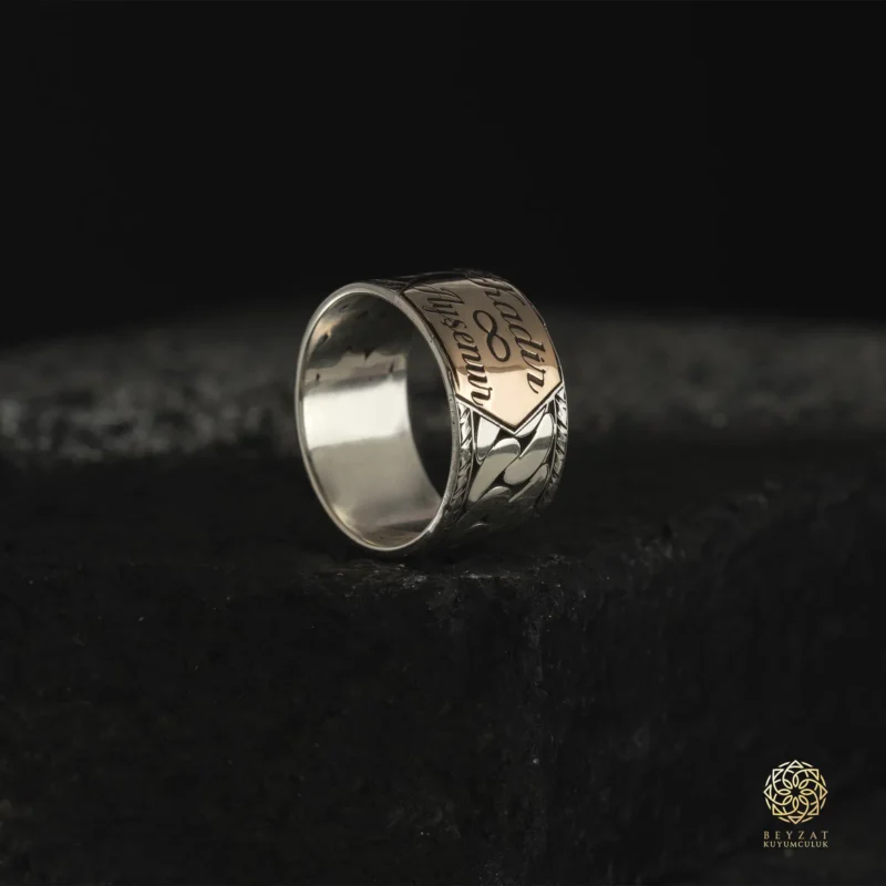 BEYZAT 2025 NISAN23874 copy Sonsuzluk İsimli Gümüş Yüzük