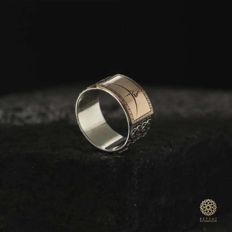 BEYZAT 2025 NISAN23883 copy Desenli Hiç Gümüş Yüzük
