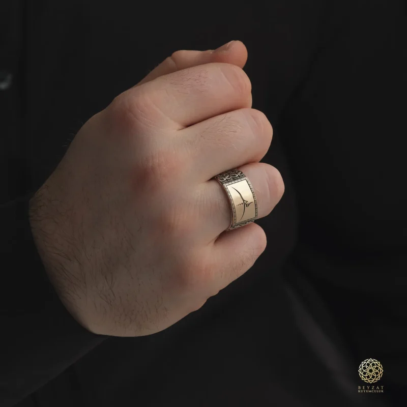 BEYZAT 2025 NISAN24237 copy Desenli Hiç Gümüş Yüzük