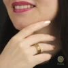 İsimli Gümüş Çift Alyans