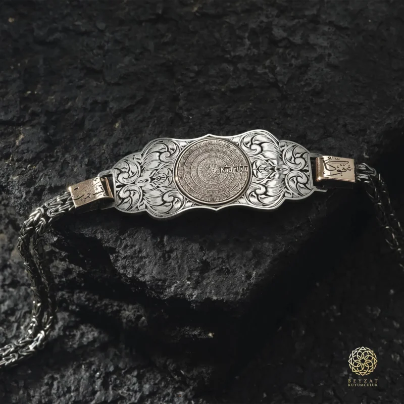 BEYZAT 2025 NISAN23802 copy Dualı ve İsimli Gümüş Bileklik