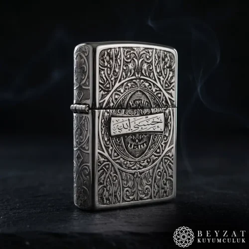 2 Hasbiyallah Gravür İşlemeli Benzinli Premium Tasarım Çakmak