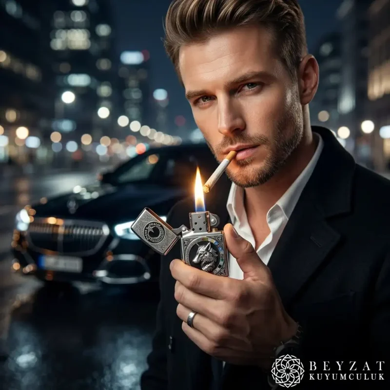 2 Göktürk Kurt Başlı Çakmak Modeli