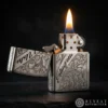 2 İsimli Gravürlü Özel İşleme Metal Çakmak Modeli