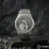 ottoman-25656-2-5 Fotoğraflı Gümüş Kadranlı Erkek Kol Saati