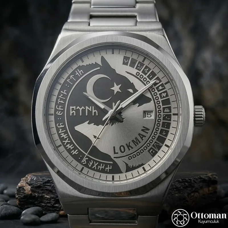 ottoman-29524-1-211 Bozkurt Gümüş Kadranlı Kol Saati