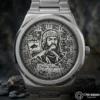 ottoman-29562-2-30 Bilge Kağan Gümüş Kadranlı Kol Saati