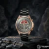 ottoman-30868-2-61 İntikam Gümüş Kadranlı Siyah Kol Saati