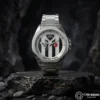 ottoman-31674-2-5 Kara Kartal İsimli Gümüş Kadranlı Kol Saati