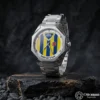 ottoman-31682-3-6 Sarı Kanarya Gümüş Kadranlı İsimli Kol Saati
