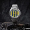 ottoman-31683-4-3 Sarı Kanarya Gümüş Kadranlı İsimli Kol Saati