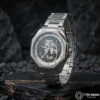 ottoman-32399-1-74 Asil Kurt Gravür İşlemeli Gümüş Kadranlı Kol Saati