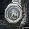 ottoman-32400-2-75 Asil Kurt Gravür İşlemeli Gümüş Kadranlı Kol Saati
