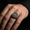 beyzatgümüş2 (1) Zafer Üç Hilal Gümüş Erkek Yüzük Modeli